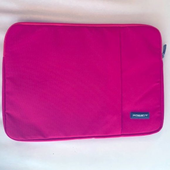 POSEIT Bright Pink, Padded Laptop soft Cover - NEW - Picture 1 of 2